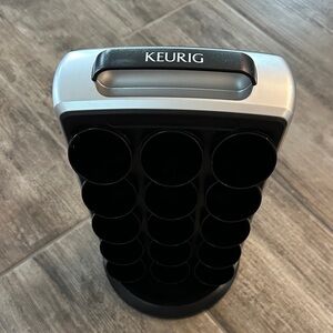 Keurig Black and Silver K-Cup Tower Pod Organizer